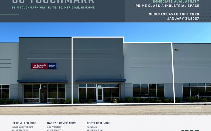 Pictures of Industrial property located at 88 N Touchmark Way, Meridian, ID 83642 for lease - image #1