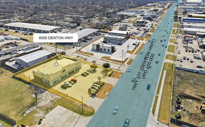 Pictures of Retail property located at 6000 Denton Hwy, Watauga, TX 76148 for lease - image #1