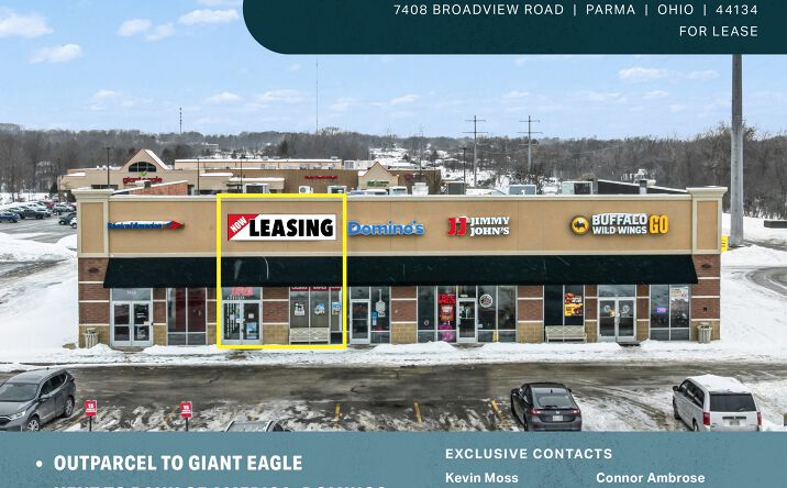 Pictures of Retail property located at 7408 Broadview Rd, Parma, OH 44134 for lease - image #1