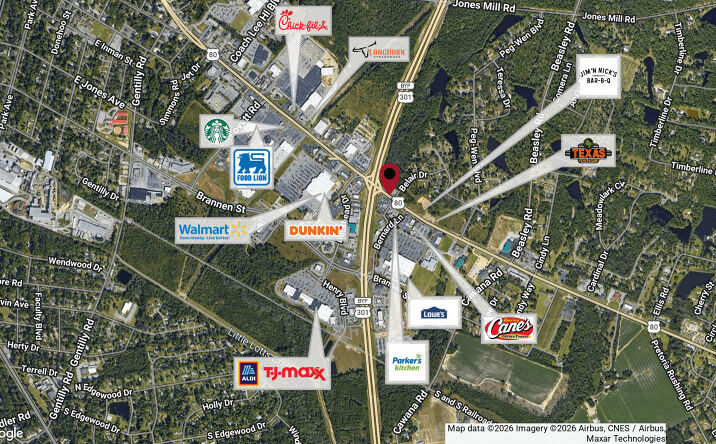 Pictures of Retail property located at 95 Belair Dr, Statesboro, GA 30461 for lease - image #1
