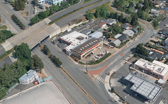 Pictures of Retail, Industrial property located at 2121 El Camino Real, Redwood City, CA 94063 for lease - image #1
