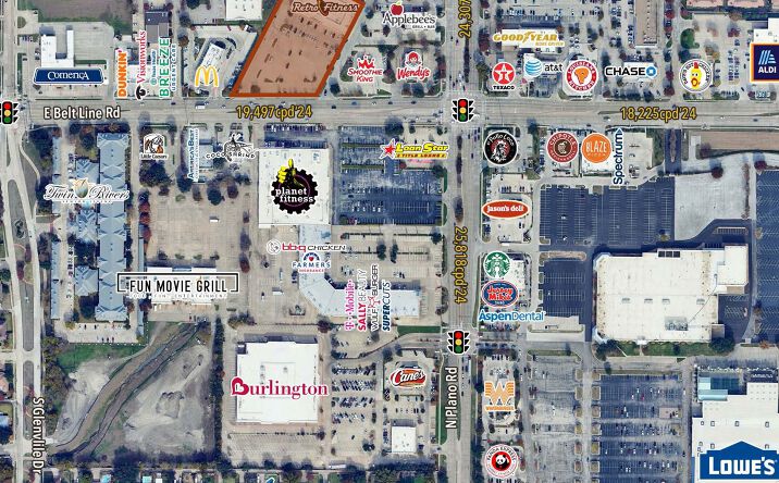 Pictures of Retail property located at 1301 E Belt Line Rd, Richardson, TX 75081 for lease - image #1