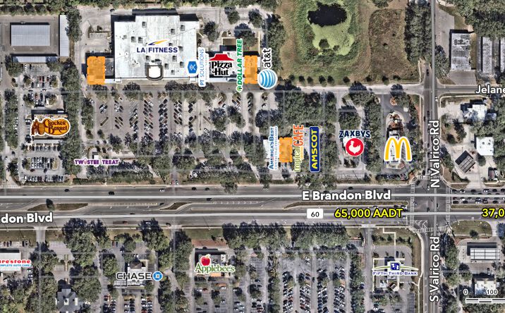 Pictures of Retail property located at 1930 E Brandon Blvd, Valrico, FL 33594 for lease - image #1