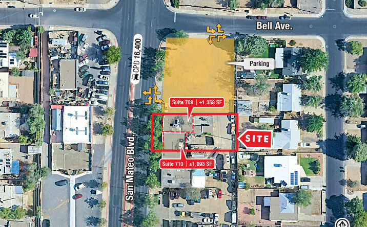 Pictures of Retail, Office property located at 708 San Mateo Blvd SE, Albuquerque, NM 87108 for lease - image #1