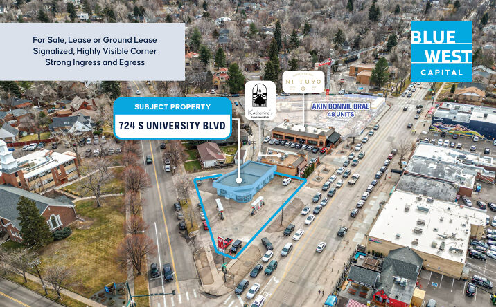 Pictures of Land, Retail property located at 724 S University Blvd, Denver, CO 80209 for lease - image #1