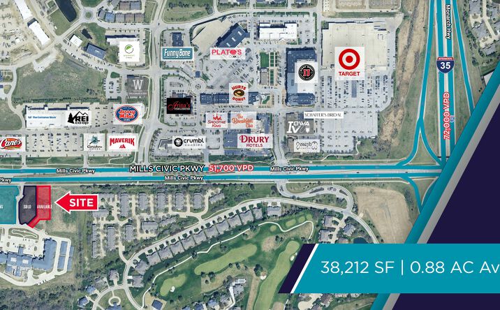Pictures of Land property located at 5900 Mills Civic Pkwy, West Des Moines, IA 50266 for lease - image #1