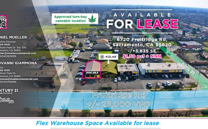 Pictures of Retail, Office, Industrial property located at 6720 Fruitridge Rd, Sacramento, CA 95820 for lease - image #1