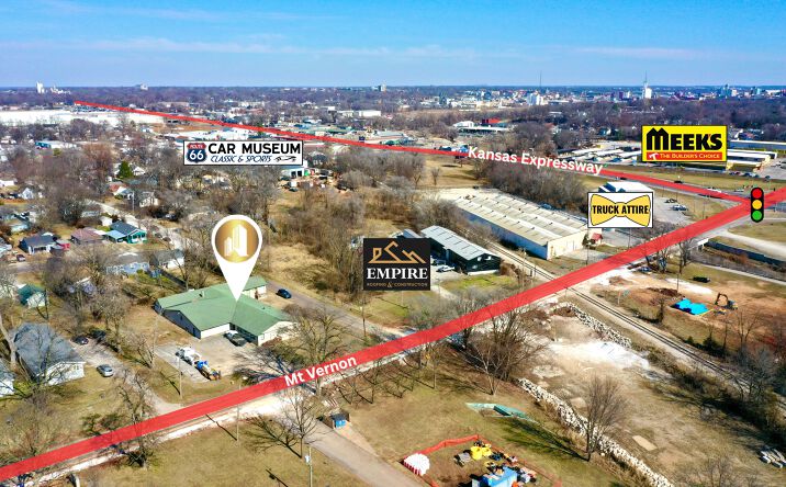 Pictures of Industrial, Retail, Office property located at 1809 W Mt Vernon St, Springfield, MO 65802 for lease - image #1