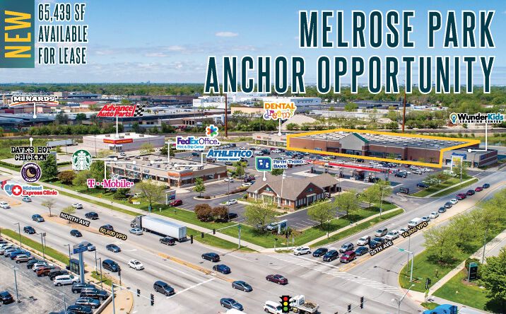Pictures of Retail property located at 2501 W North Ave, Melrose Park, IL 60160 for lease - image #1