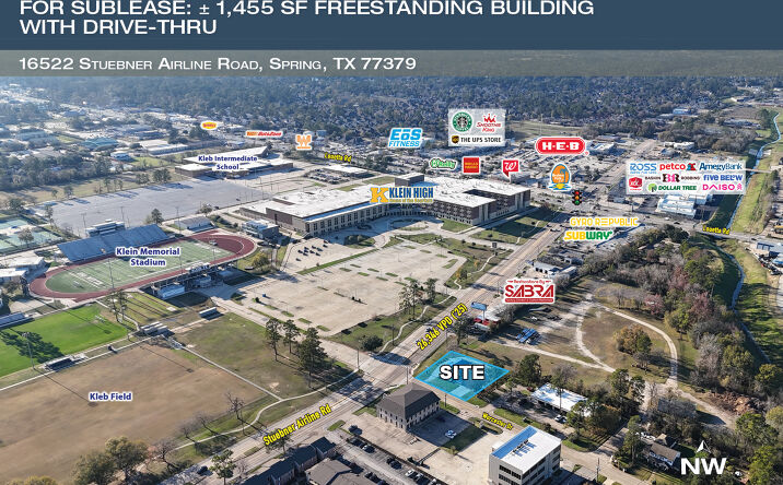 Pictures of Retail property located at 16522 Stuebner Airline Rd, Spring, TX 77379 for lease - image #1