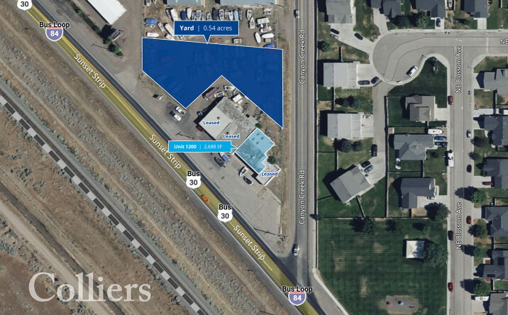 Pictures of Land, Office, Retail property located at 1250 Sunset Strip, Mountain Home, ID 83647 for lease - image #1