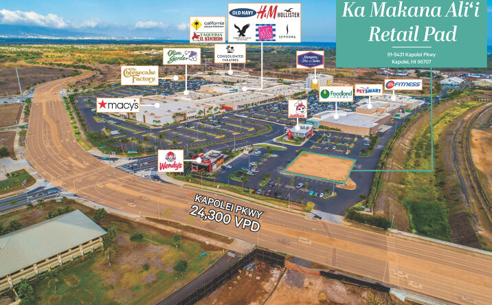 Pictures of Retail, Land property located at 91-5431 Kapolei Pkwy, Kapolei, HI 96707 for lease - image #1