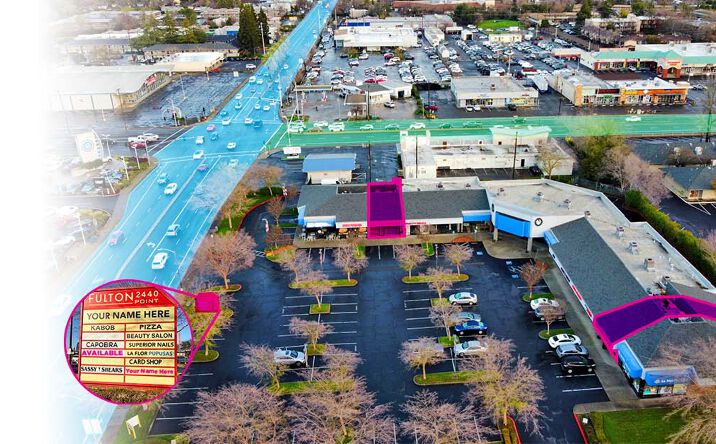Pictures of Retail, Office property located at 2440 Fulton Ave, Sacramento, CA 95825 for lease - image #1