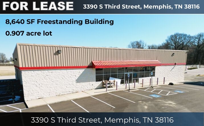 Pictures of Retail property located at 3390 S Third St, Memphis, TN 38109 for lease - image #1