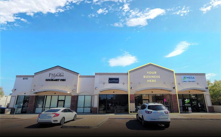 Pictures of Retail property located at 6731 E Brown Rd, Mesa, AZ 85205 for lease - image #1