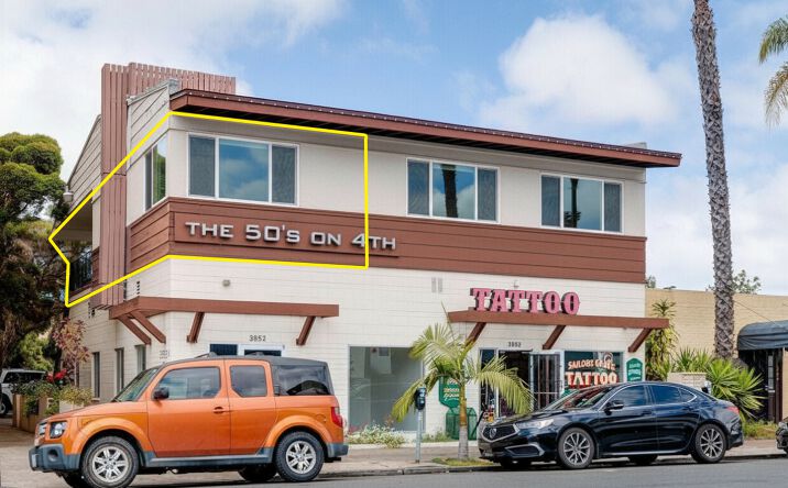 Pictures of Retail, Office property located at 3952 - 3958 4th Ave, San Diego, CA 92103 for lease - image #1