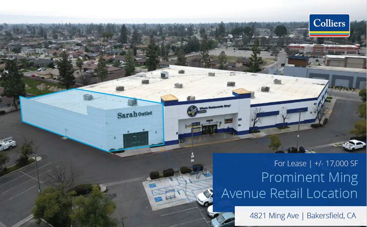 Pictures of Retail property located at 4821 Ming Ave, Bakersfield, CA 93309 for lease - image #1