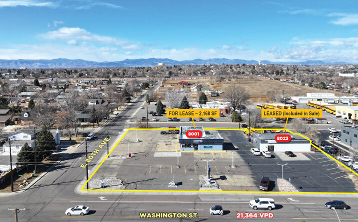 Pictures of Retail property located at 8001 Washington St, Denver, CO 80229 for lease - image #1