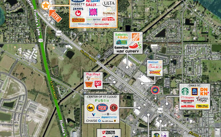 Pictures of Retail property located at 2751 E Irlo Bronson Memorial Hwy, Kissimmee, FL 34744 for lease - image #1