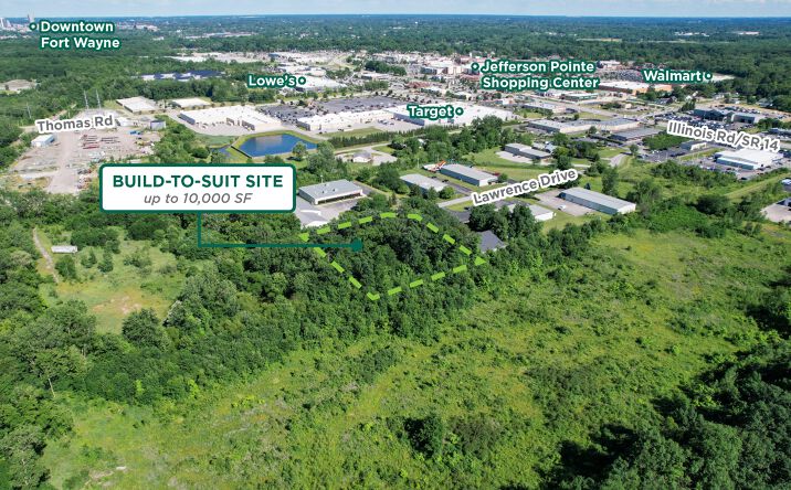 Pictures of Land property located at 815 Lawrence Dr, Fort Wayne, IN 46804 for lease - image #1