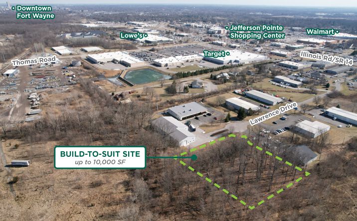 Pictures of Land property located at 815 Lawrence Dr, Fort Wayne, IN 46804 for lease - image #1