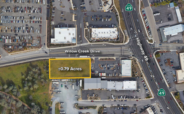 Pictures of Retail, Office, Land property located at SWQ of Willow Creek Dr & Highway 49, North Auburn, CA 95603 for lease - image #1