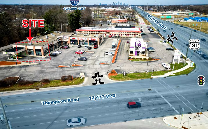 Pictures of Retail, Office, Special Purpose property located at 404 E Thompson Rd, Indianapolis, IN 46227 for lease - image #1