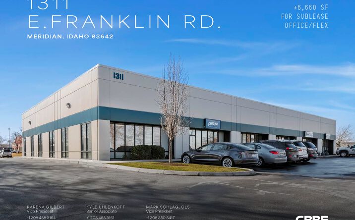 Pictures of Office, Industrial property located at 1311 E Franklin Rd, Meridian, ID 83642 for lease - image #1