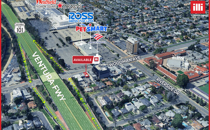 Pictures of Retail, Restaurant property located at 4720 Woodman Ave, Los Angeles, CA 91423 for lease - image #1