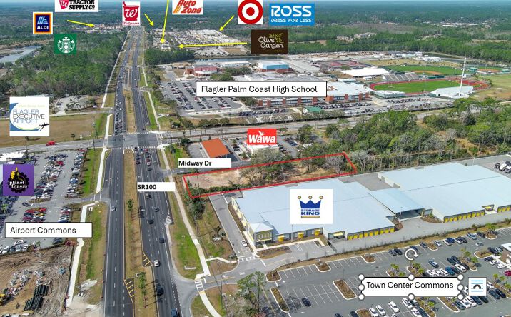 Pictures of Land property located at 2 Midway Dr, Palm Coast, FL 32164 for lease - image #1