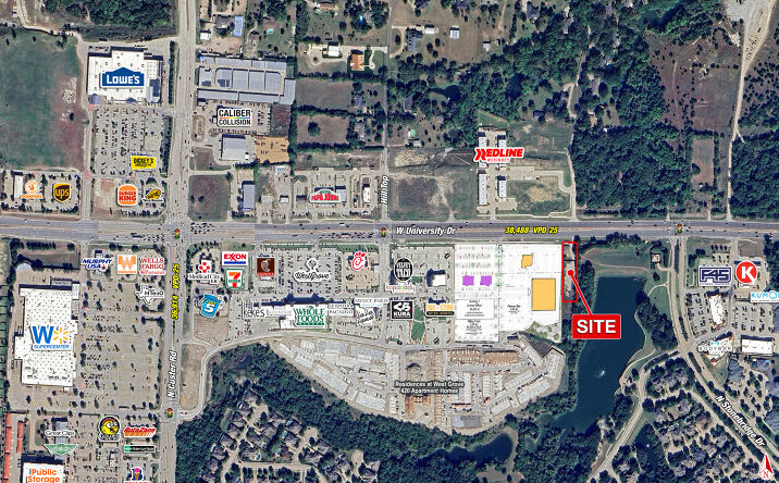 Pictures of Land property located at 8301 W University Dr, McKinney, TX 75071 for lease - image #1