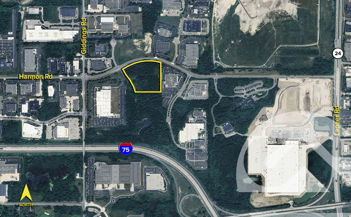 Pictures of Land property located at Harmon Rd, Auburn Hills, MI 48326 for lease - image #1