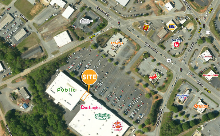 Pictures of Retail property located at 3801 Clemson Blvd, Anderson, SC 29621 for lease - image #1