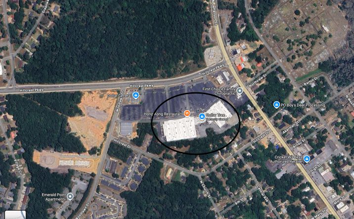 Pictures of Retail, Office, Restaurant property located at Hillcrest Pkwy, Dublin, GA 31021 for lease - image #1