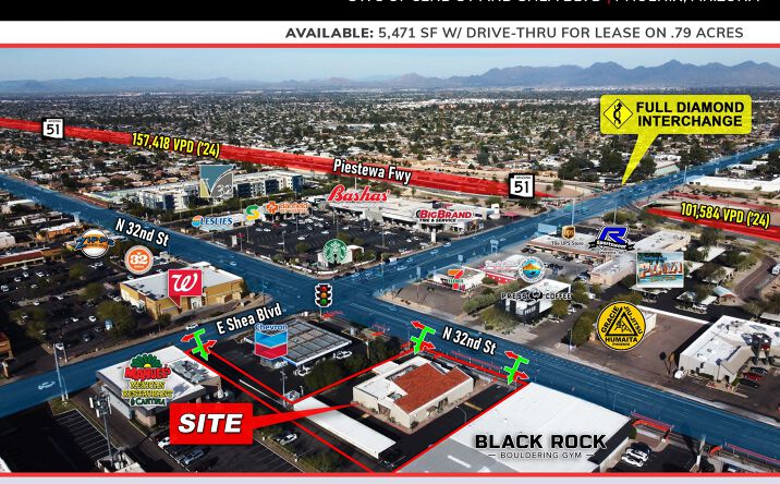 Pictures of Retail, Restaurant property located at 10440 North 32nd Street, Phoenix, AZ 85028 for lease - image #1