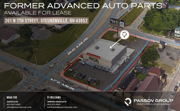 Pictures of Retail property located at 201 N 7th St, Steubenville, OH 43952 for lease - image #1