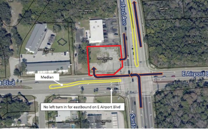 Pictures of Land property located at 2994 S Sanford Ave, Sanford, FL 32773 for lease - image #1