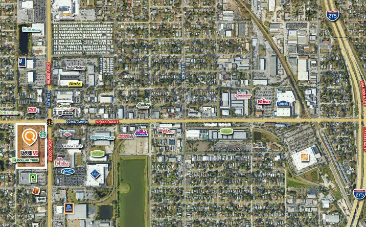 Pictures of Retail property located at 1900–2100 34th Street N, St. Petersburg, FL 33713 for lease - image #1