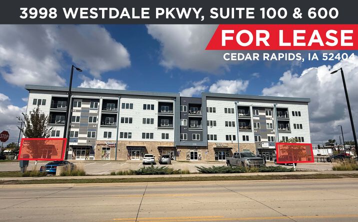 Pictures of Retail property located at 3998 Westdale Pkwy SW, Cedar Rapids, IA 52404 for lease - image #1