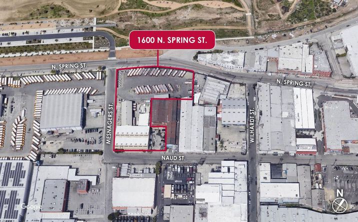 Pictures of Industrial, Land property located at 1600 N Spring St, Los Angeles, CA 90012 for lease - image #1