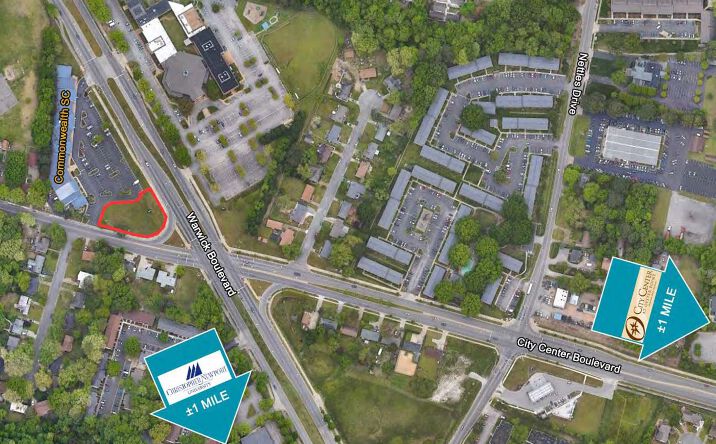 Pictures of Land property located at 12715 Warwick Blvd, Newport News, VA 23606 for lease - image #1
