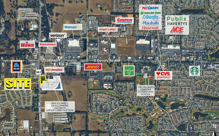 Pictures of Land property located at 11535 N Us 301, Wildwood, FL 34484 for lease - image #1