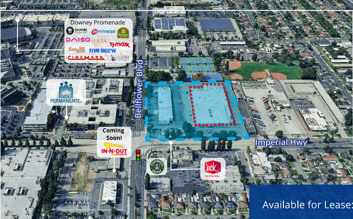 Pictures of Retail, Office property located at 9525 Imperial Hwy., Downey, CA 90242 for lease - image #1