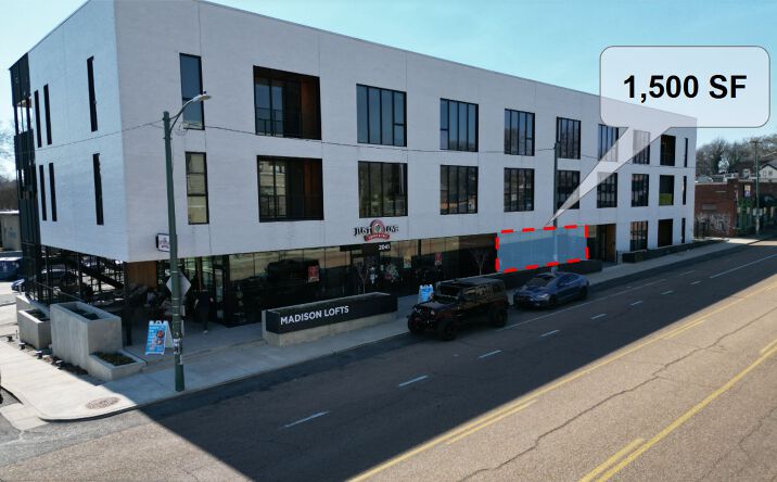 Pictures of Retail, Office property located at 2041 Madison Ave, Memphis, TN 38104 for lease - image #1