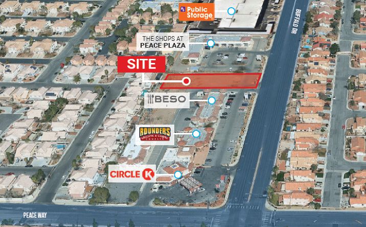 Pictures of Land property located at N-NWC Peace Way & Buffalo Dr, Spring Valley, NV 89147 for lease - image #1
