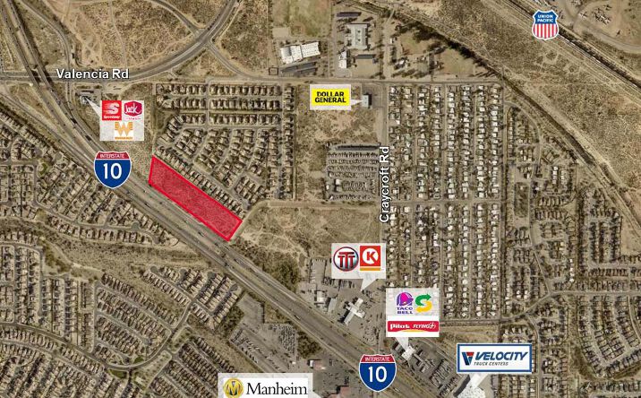 Pictures of Land property located at 5500 Block of E I-10 Frontage Rd | I-10 & Valencia Rd, Tucson, AZ 85756 for lease - image #1