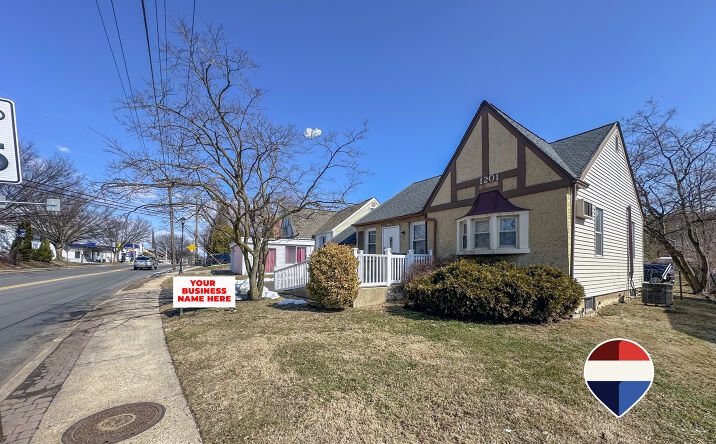 Pictures of Retail, Office, Restaurant property located at 1201 Easton Rd, Roslyn, PA 19001 for lease - image #1