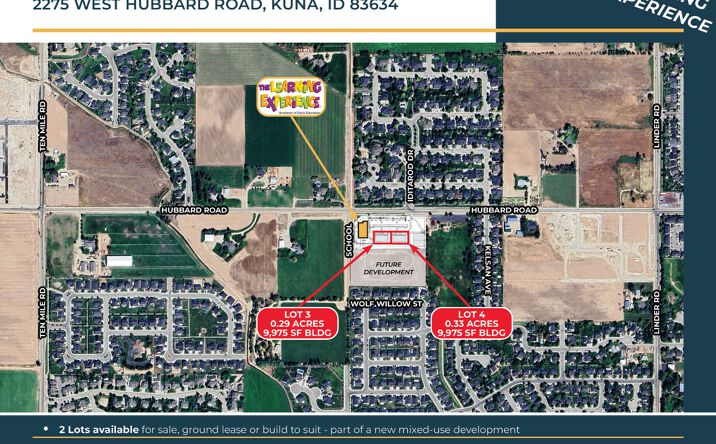 Pictures of Retail, Office, Restaurant property located at 2275 W Hubbard Rd, Kuna, ID 83634 for lease - image #1