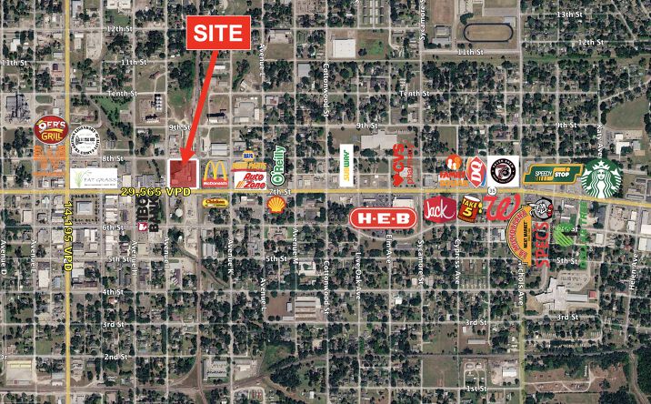 Pictures of Retail, Land property located at 2009 7th St, Bay City, TX 77414 for lease - image #1