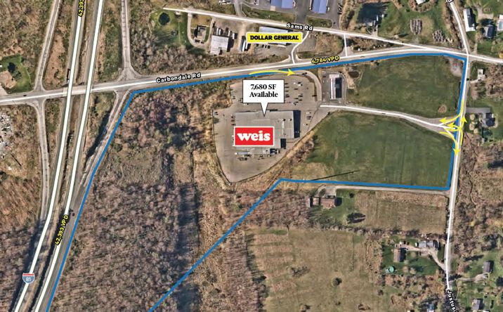 Pictures of Retail property located at 578 Carbondale Rd, Olyphant, PA 18447 for lease - image #1